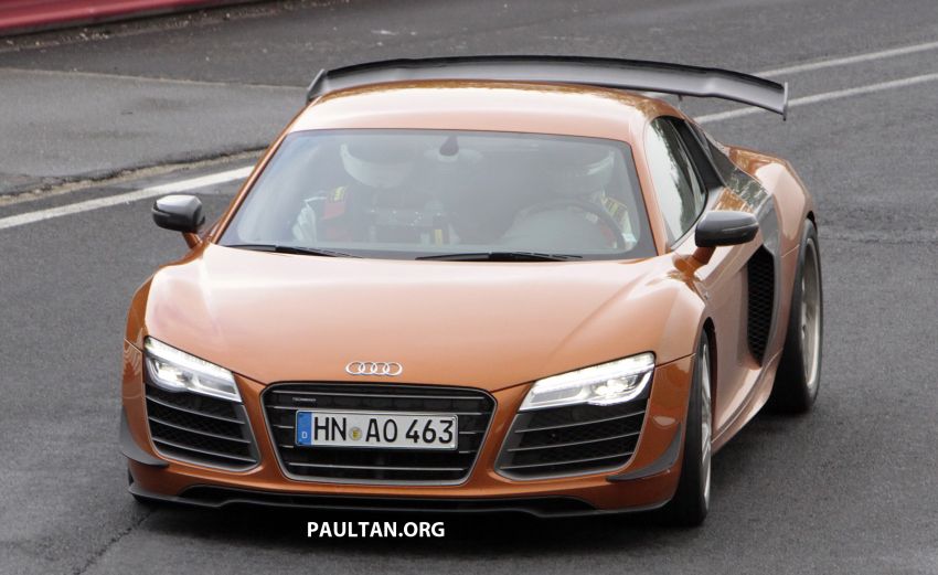 SPYSHOTS: Audi R8 GT Coupe facelift laps the ‘Ring 177801