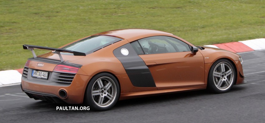 SPYSHOTS: Audi R8 GT Coupe facelift laps the ‘Ring 177805