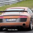 SPYSHOTS: Audi R8 GT Coupe facelift laps the ‘Ring