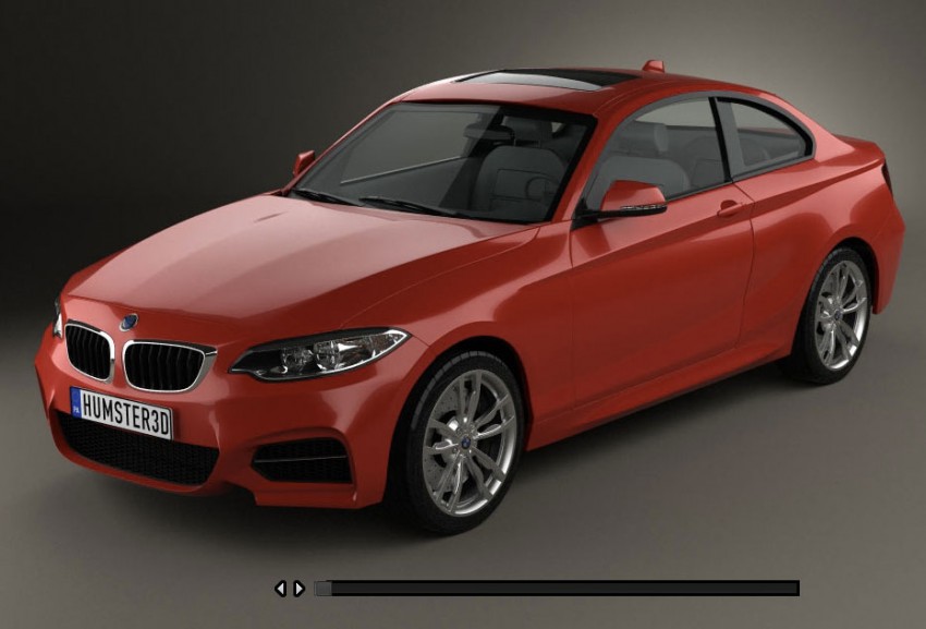 2014 BMW 2-Series Coupe – M235i surfaces in 3D 181303