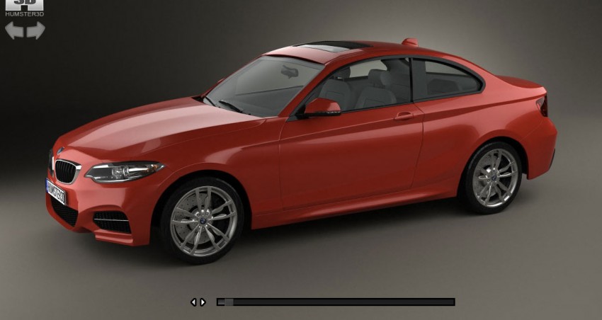 2014 BMW 2-Series Coupe – M235i surfaces in 3D 181304