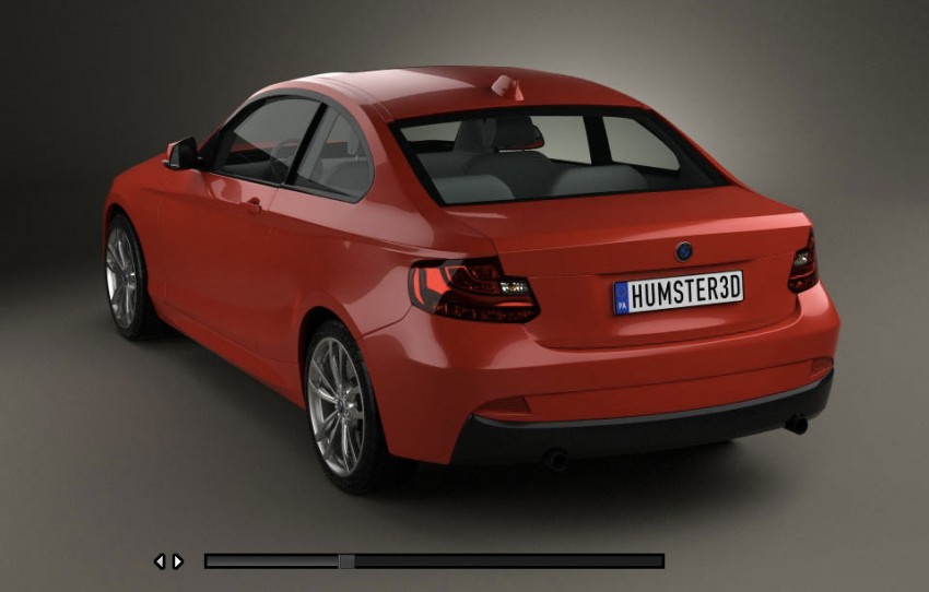 2014 BMW 2-Series Coupe – M235i surfaces in 3D 181307