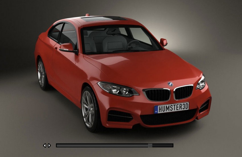 2014 BMW 2-Series Coupe – M235i surfaces in 3D 181313