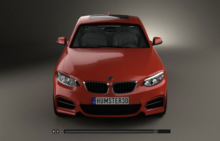 2014 BMW 2-Series Coupe – M235i surfaces in 3D 181314