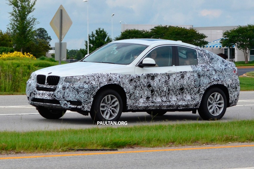 BMW X4 production car spied showing some metal 185210