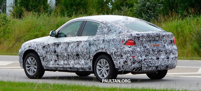 BMW X4 production car spied showing some metal 185213