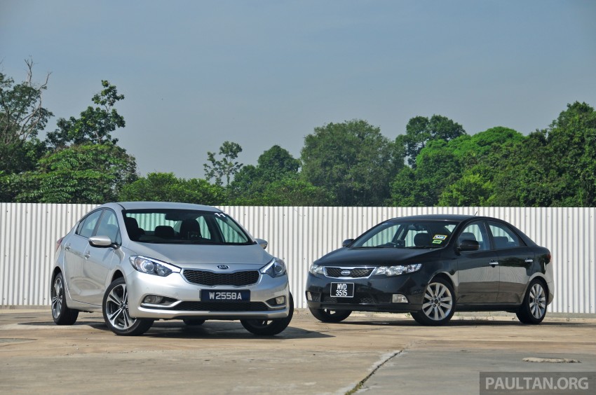 GALLERY: New Kia Cerato and Naza Forte side by side 182212