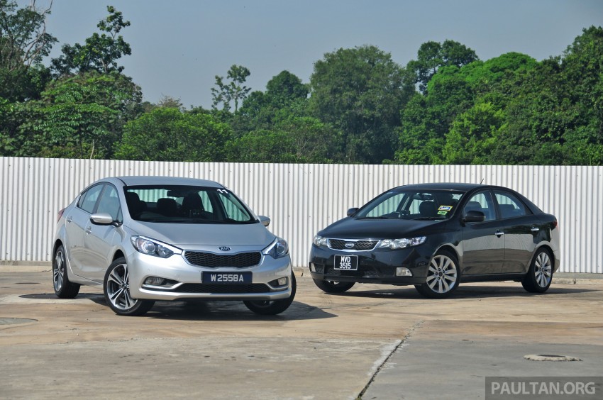 GALLERY: New Kia Cerato and Naza Forte side by side 182213