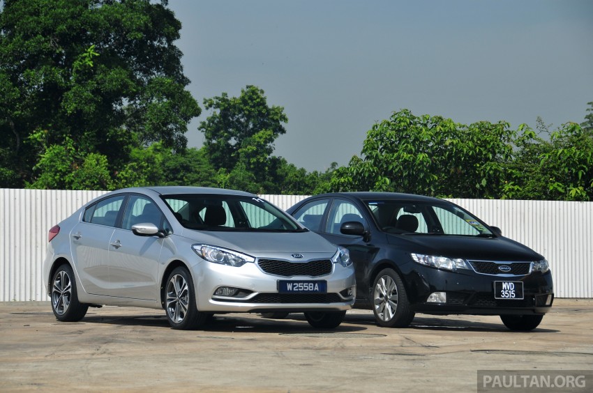 GALLERY: New Kia Cerato and Naza Forte side by side 182215