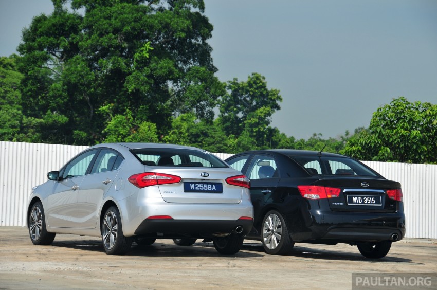 GALLERY: New Kia Cerato and Naza Forte side by side 182218