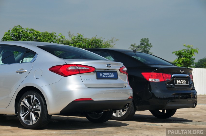 GALLERY: New Kia Cerato and Naza Forte side by side 182219