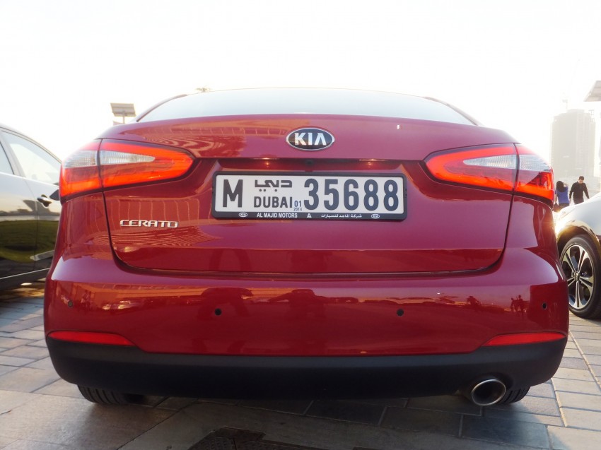 DRIVEN: Kia Cerato 1.6 and 2.0 sampled in Dubai 181067