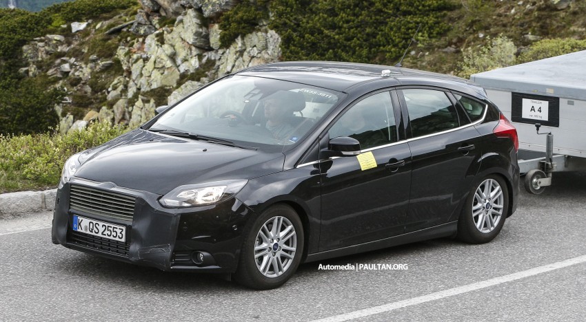 SPIED: Ford Focus third-gen facelift on road trials 181612