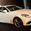New Lexus IS launched – four variants, from RM270k
