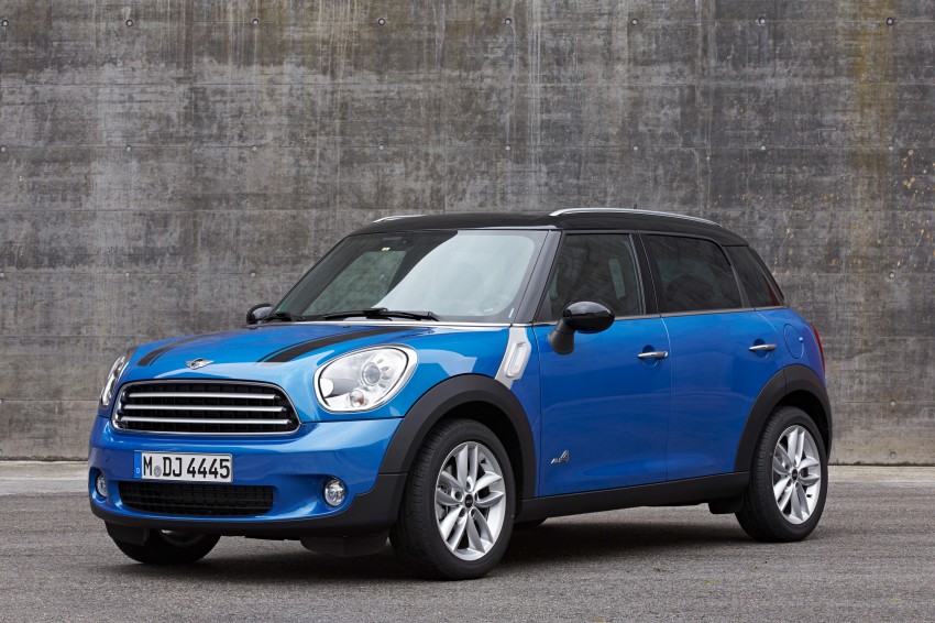 Standard MINI Cooper Countryman and Paceman can now be had with optional ALL4 all-wheel drive system 178009