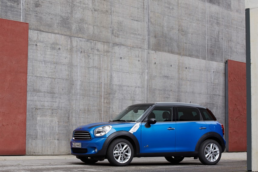 Standard MINI Cooper Countryman and Paceman can now be had with optional ALL4 all-wheel drive system 178015