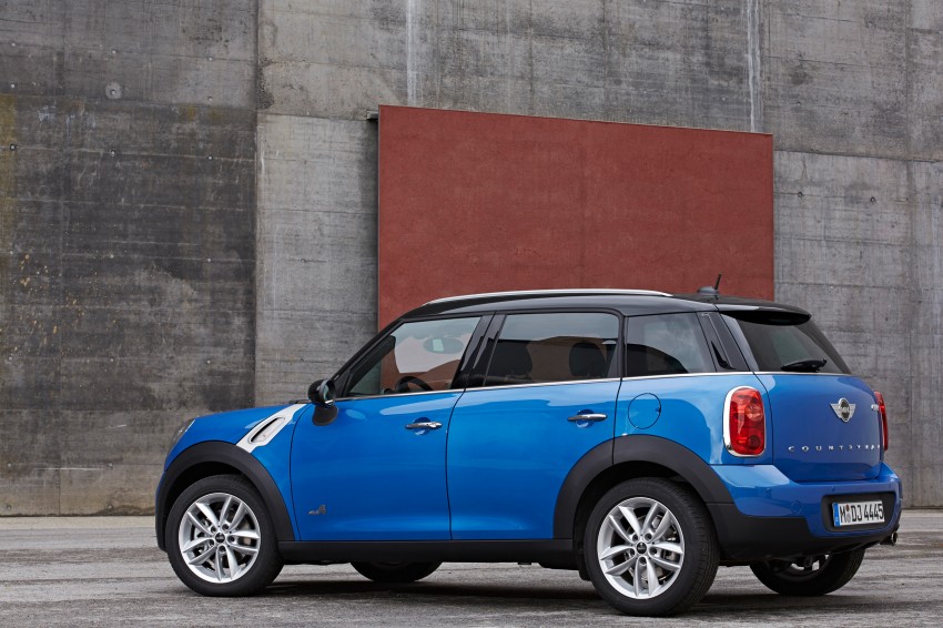 Standard MINI Cooper Countryman and Paceman can now be had with optional ALL4 all-wheel drive system 178016