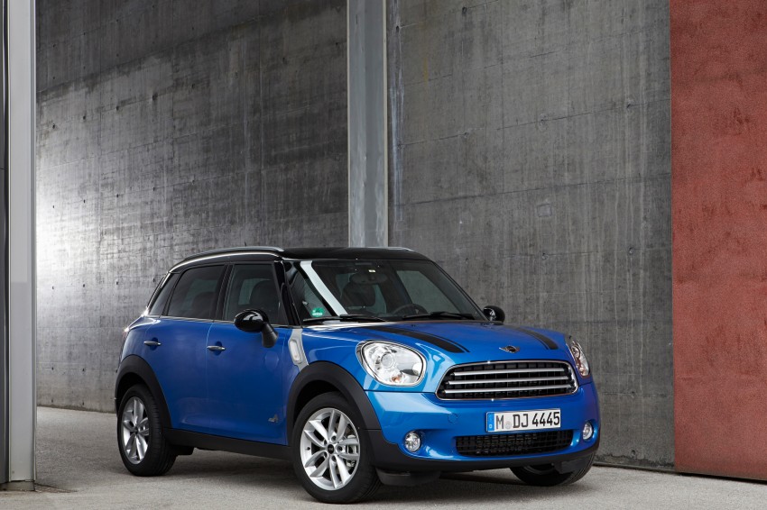 Standard MINI Cooper Countryman and Paceman can now be had with optional ALL4 all-wheel drive system 178018