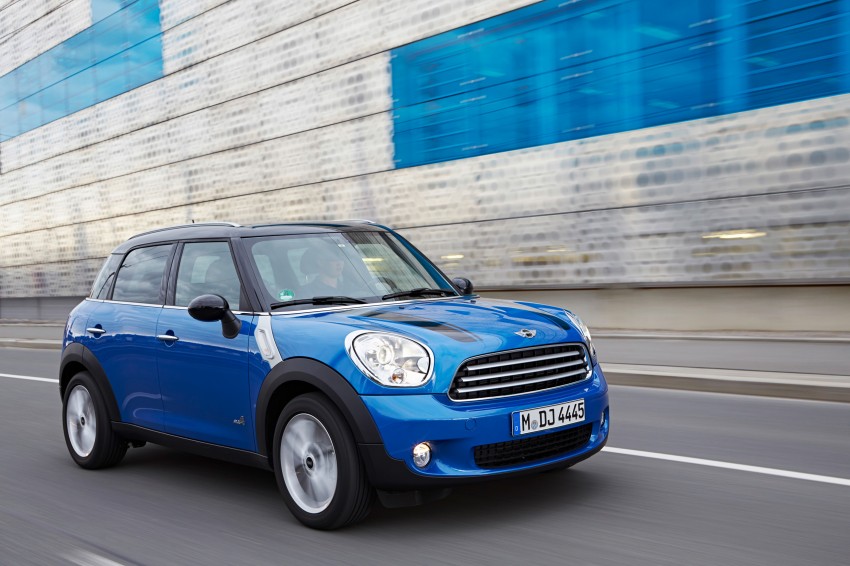 Standard MINI Cooper Countryman and Paceman can now be had with optional ALL4 all-wheel drive system 178020