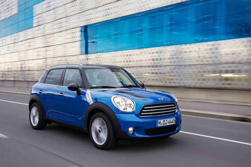 Standard MINI Cooper Countryman and Paceman can now be had with optional ALL4 all-wheel drive system 178021