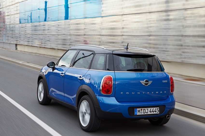 Standard MINI Cooper Countryman and Paceman can now be had with optional ALL4 all-wheel drive system 178026
