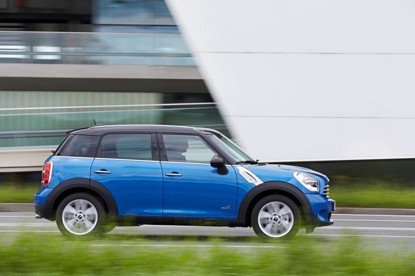 Standard MINI Cooper Countryman and Paceman can now be had with optional ALL4 all-wheel drive system 178029