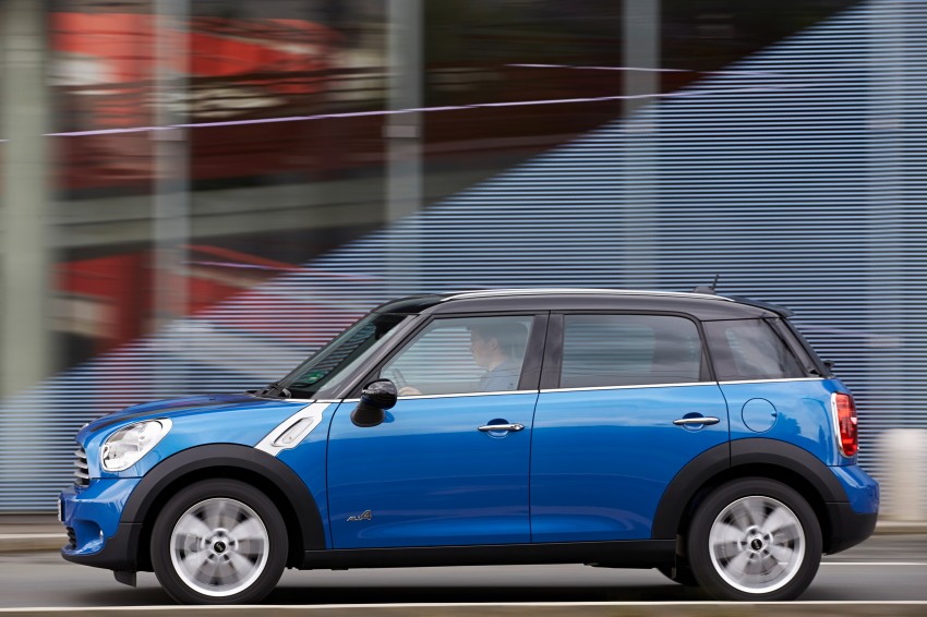 Standard MINI Cooper Countryman and Paceman can now be had with optional ALL4 all-wheel drive system 178031