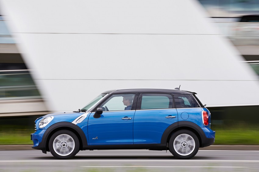 Standard MINI Cooper Countryman and Paceman can now be had with optional ALL4 all-wheel drive system 178032
