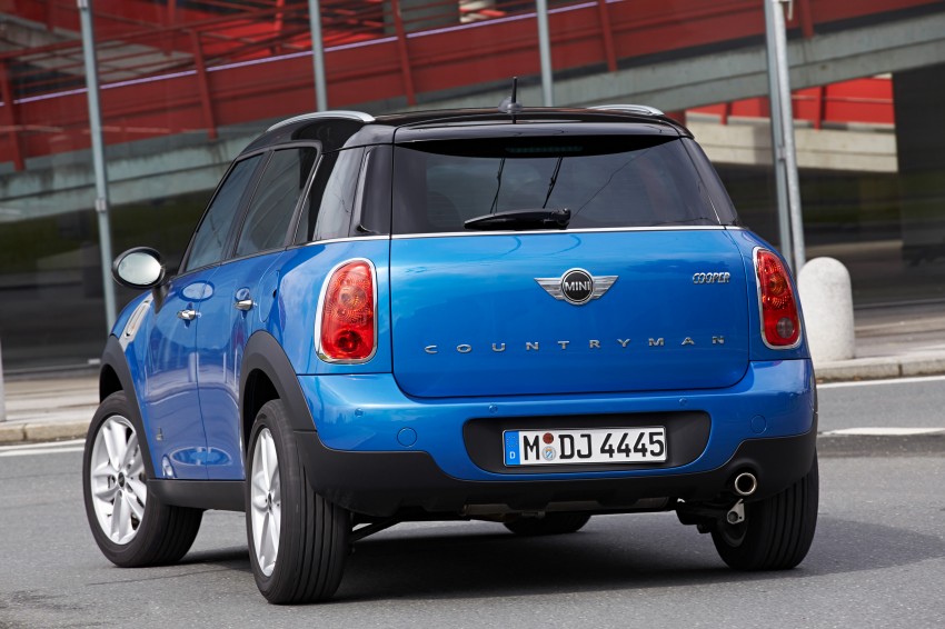 Standard MINI Cooper Countryman and Paceman can now be had with optional ALL4 all-wheel drive system 178038