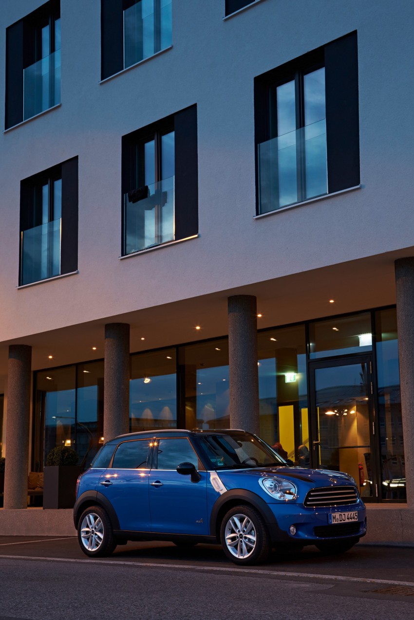 Standard MINI Cooper Countryman and Paceman can now be had with optional ALL4 all-wheel drive system 178041