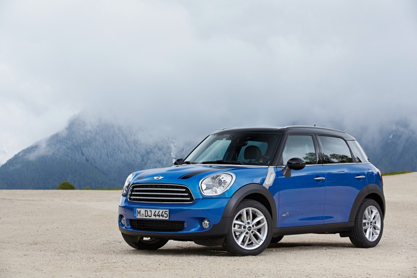 Standard MINI Cooper Countryman and Paceman can now be had with optional ALL4 all-wheel drive system 178049