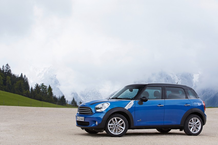 Standard MINI Cooper Countryman and Paceman can now be had with optional ALL4 all-wheel drive system 178050