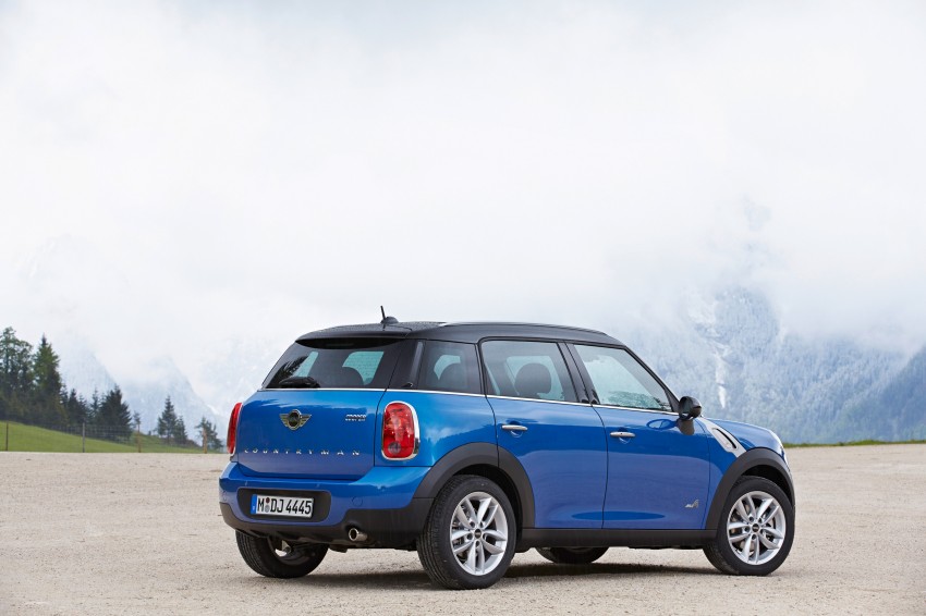 Standard MINI Cooper Countryman and Paceman can now be had with optional ALL4 all-wheel drive system 178051