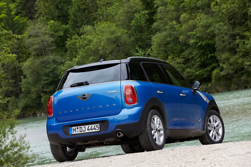 Standard MINI Cooper Countryman and Paceman can now be had with optional ALL4 all-wheel drive system 178053