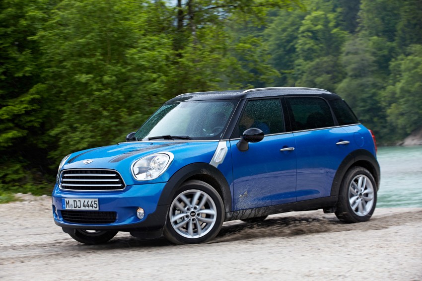 Standard MINI Cooper Countryman and Paceman can now be had with optional ALL4 all-wheel drive system 178058