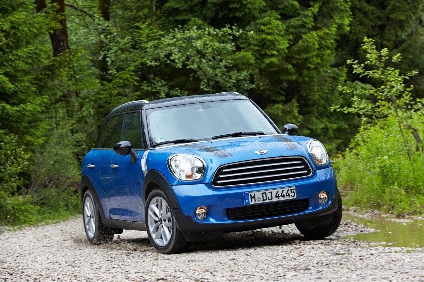 Standard MINI Cooper Countryman and Paceman can now be had with optional ALL4 all-wheel drive system 178059