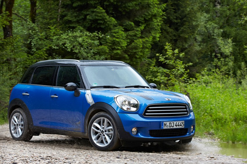 Standard MINI Cooper Countryman and Paceman can now be had with optional ALL4 all-wheel drive system 178060
