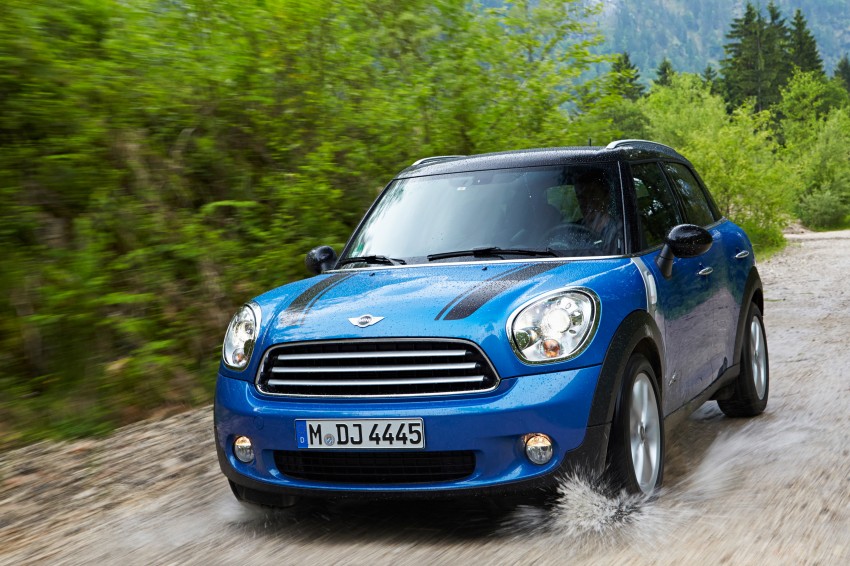 Standard MINI Cooper Countryman and Paceman can now be had with optional ALL4 all-wheel drive system 178061