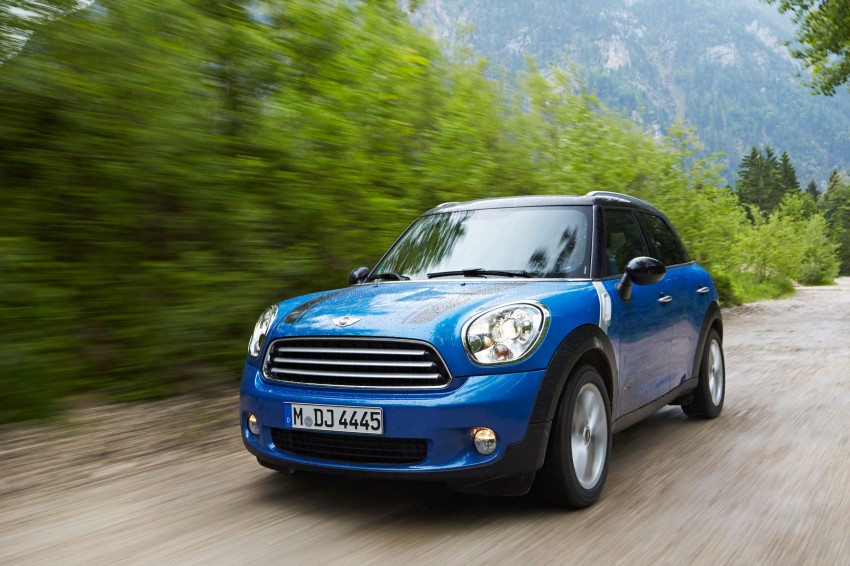 Standard MINI Cooper Countryman and Paceman can now be had with optional ALL4 all-wheel drive system 178064