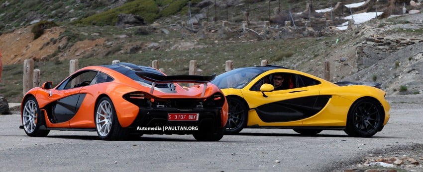 SPIED: McLaren P1 pair caught posing for the camera 181434