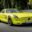 Mercedes-Benz SLS AMG Coupe Electric Drive sets Nurburgring lap record for series production EVs