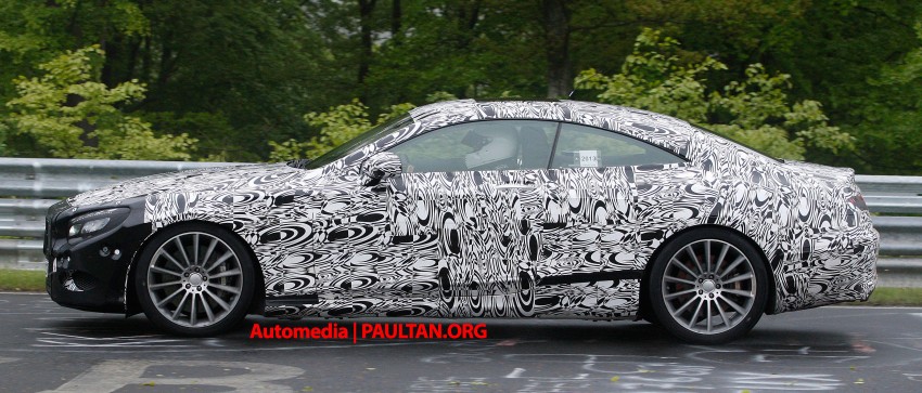 C217 Mercedes-Benz S-Class Coupe – new exterior details and first glimpse of interior 180371