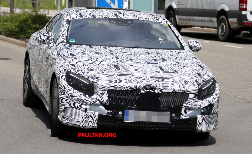 C217 Mercedes-Benz S-Class Coupe – new exterior details and first glimpse of interior 180381