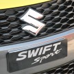 Second-generation Suzuki Swift Sport launched here – 1.6 litre, 134 hp, 160Nm, manual RM98k, CVT RM103k