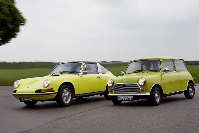 MINI wishes the Porsche 911 a happy 50th birthday 178835