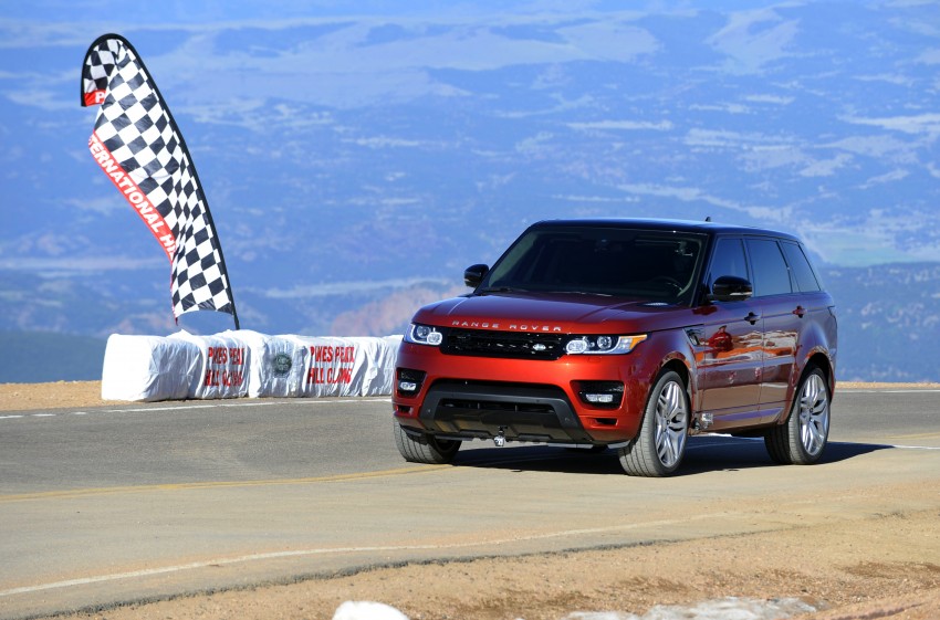Range Rover Sport sets production Pikes Peak record 179570