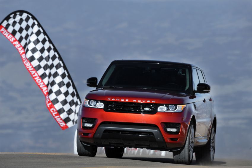 Range Rover Sport sets production Pikes Peak record 179572