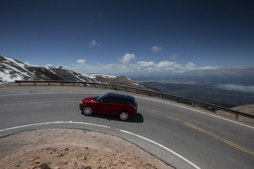Range Rover Sport sets production Pikes Peak record 179586
