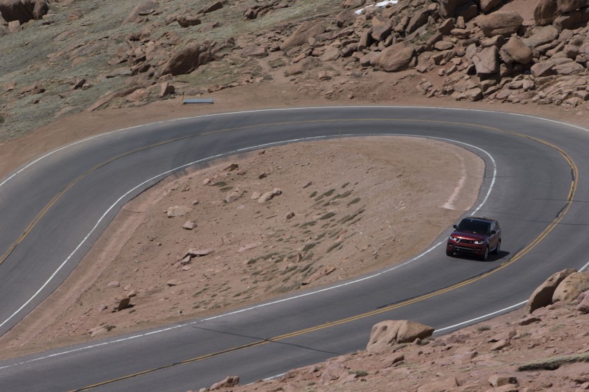 Range Rover Sport sets production Pikes Peak record 179588