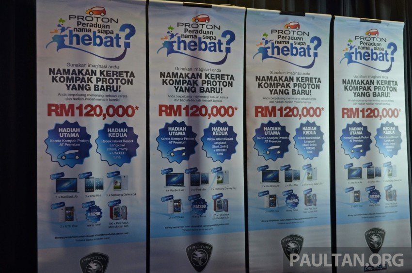 New Proton compact car confirmed for 2014 – ‘Nama Siapa Hebat’ naming contest launched 182599